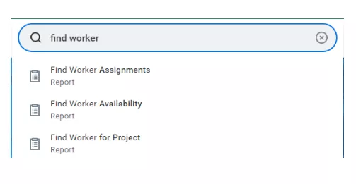Find worker or view worker